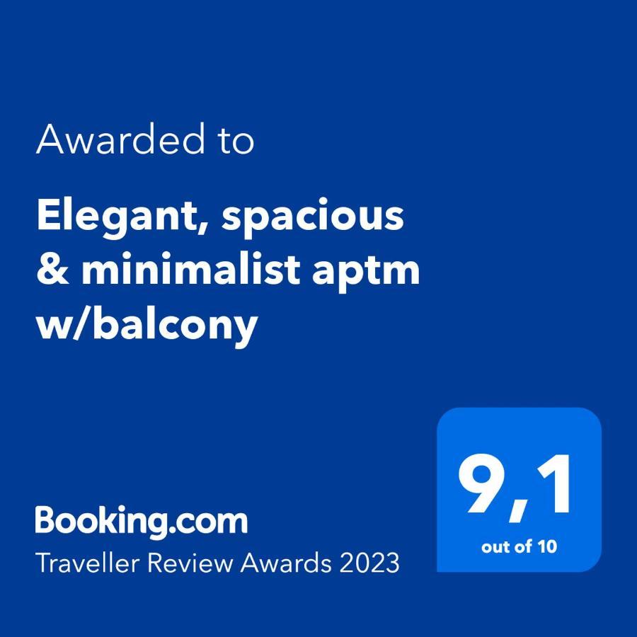 Apartamento Elegant, spacious&minimalist aptm w/balcony Atenas Exterior foto