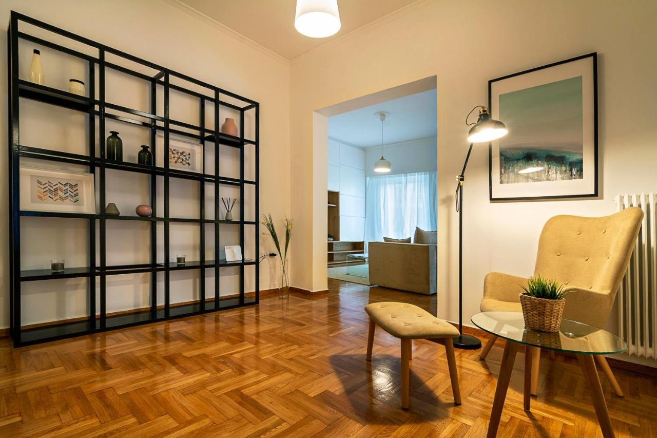 Apartamento Elegant, spacious&minimalist aptm w/balcony Atenas Exterior foto