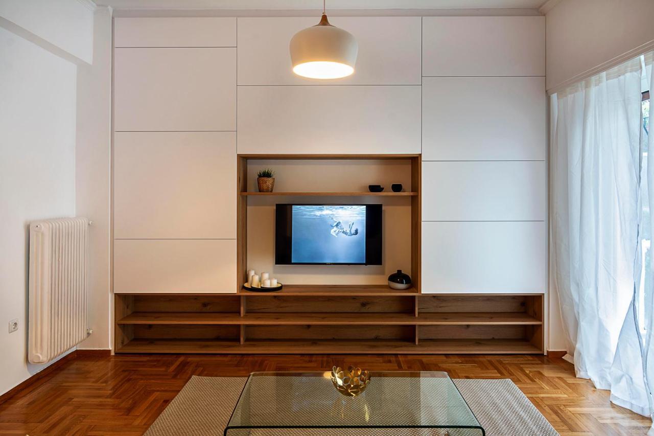 Apartamento Elegant, spacious&minimalist aptm w/balcony Atenas Exterior foto