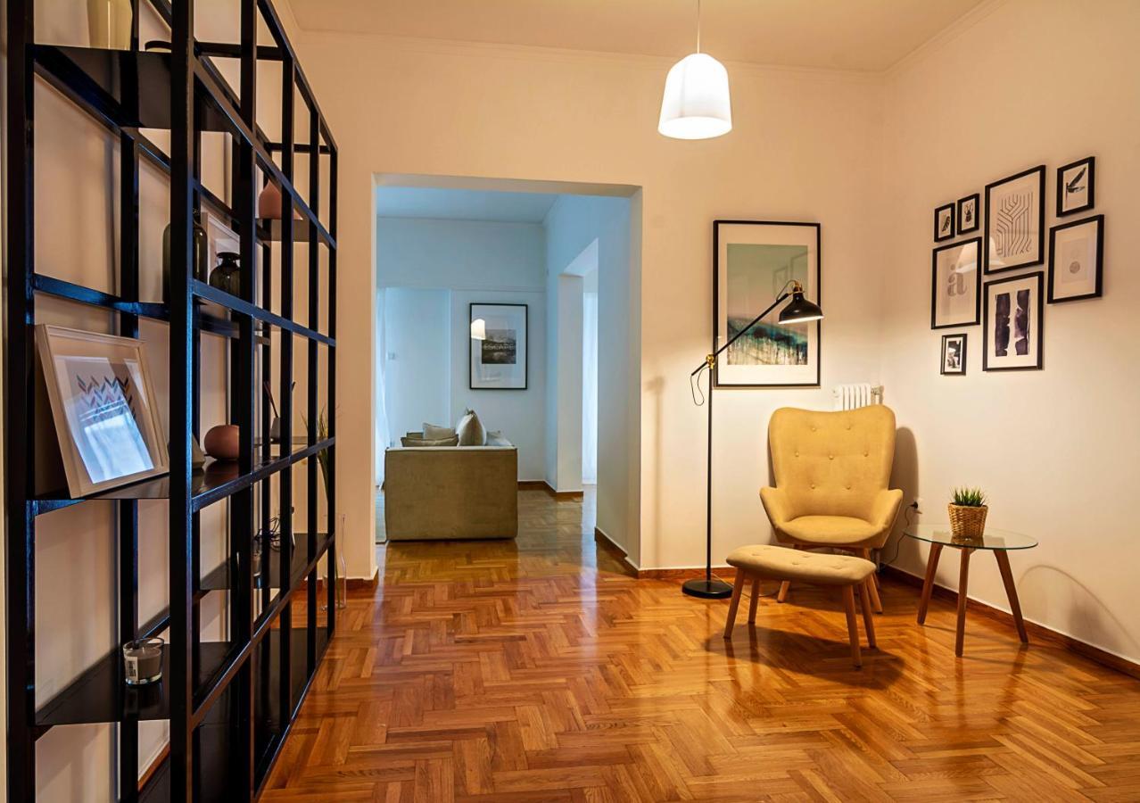 Apartamento Elegant, spacious&minimalist aptm w/balcony Atenas Exterior foto
