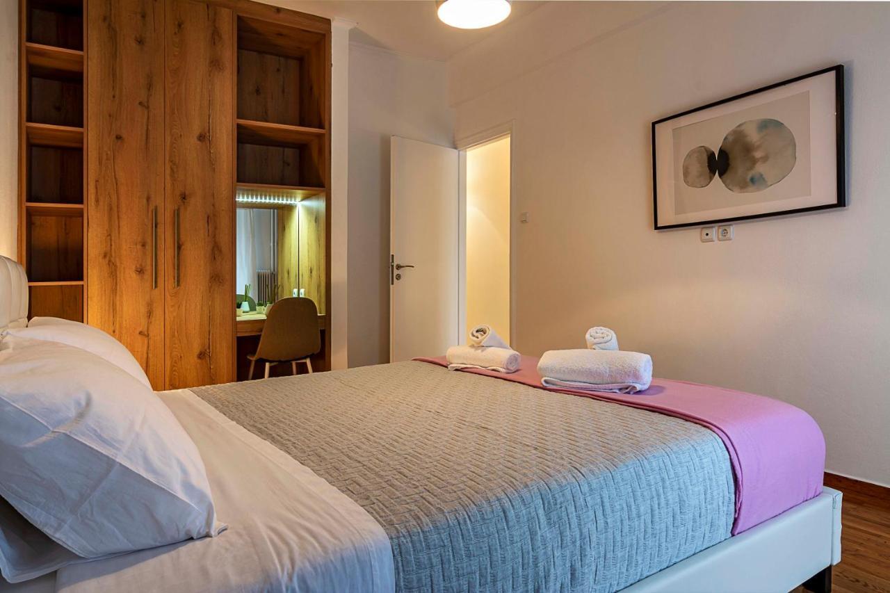 Apartamento Elegant, spacious&minimalist aptm w/balcony Atenas Exterior foto